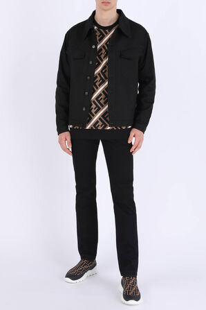 Canavs Jacket in Black FENDI